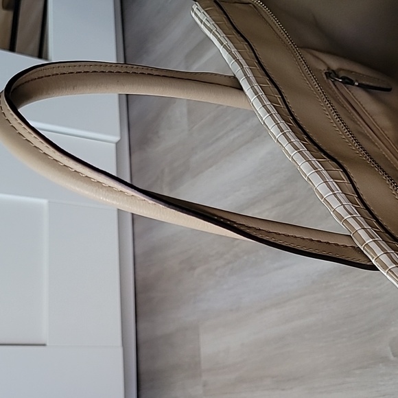 COACH Bleecker Riley Embossed Weave Leather Satchel/Shoulder/Crossbody Tote Bag - Picture 10 of 10